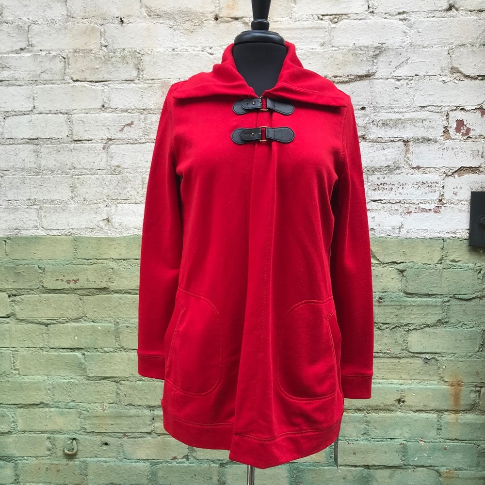 Collared Cape Sweatshirt